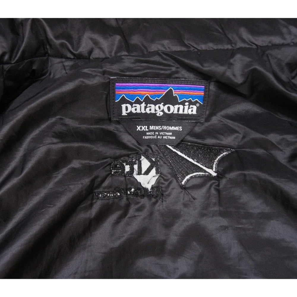 Patagonia Nano Puff Vest Mens XXL Black Quilted Full Zip Lightweight Outdoor